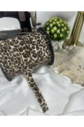 leopar desenli lazer kesim süet şerit(1mt)