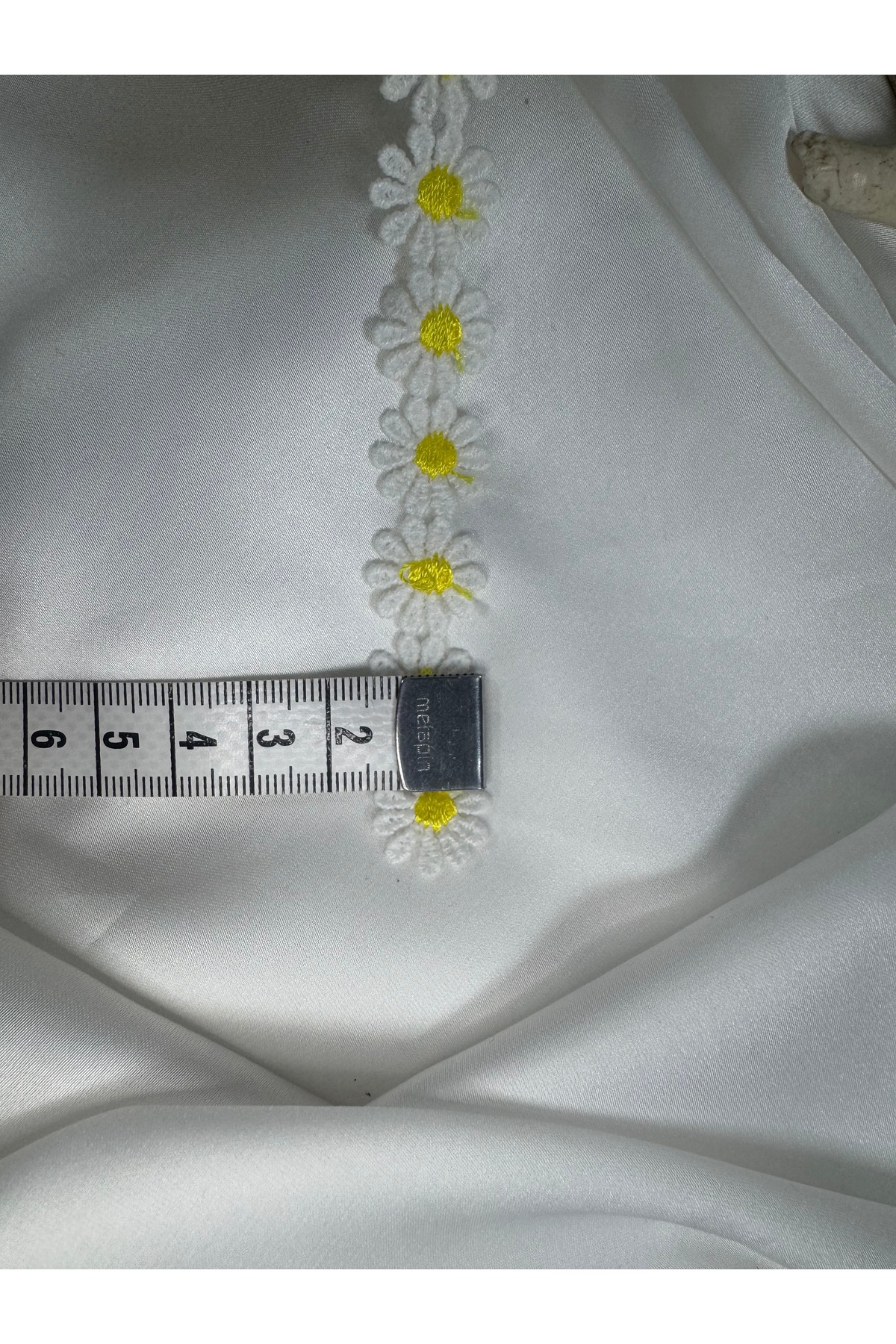 papatya desenli dantel şerit(1.5cm genişlik) - Görsel 3