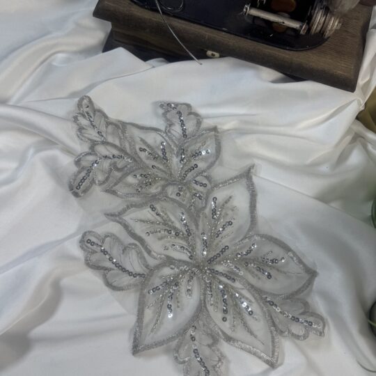 işlemeli nakışlı şık zarif aplike motif