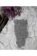 tül üstü boncuk işlemeli aplike motif