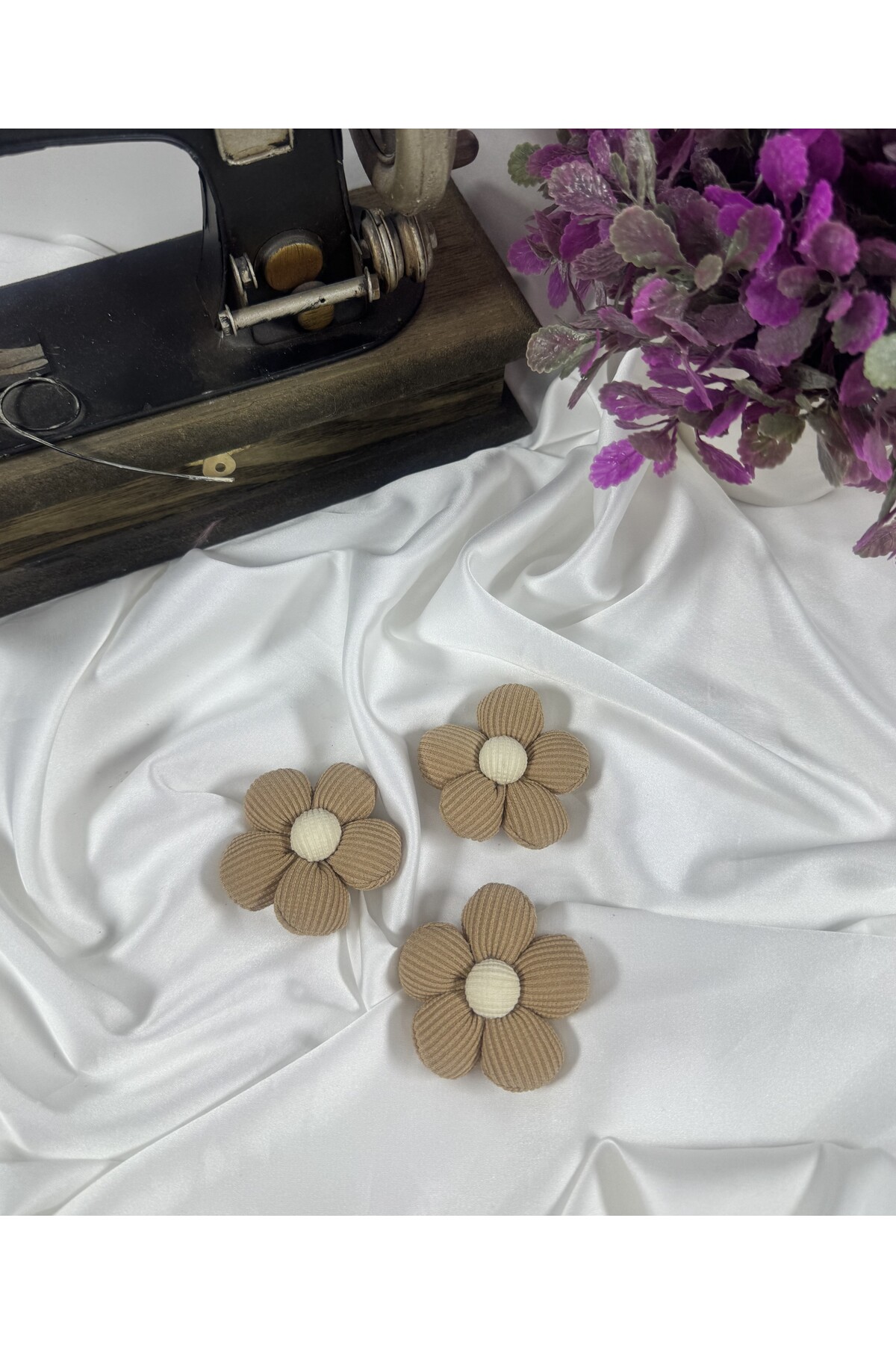 elyaf dolgulu mini papatya motif (3adet)