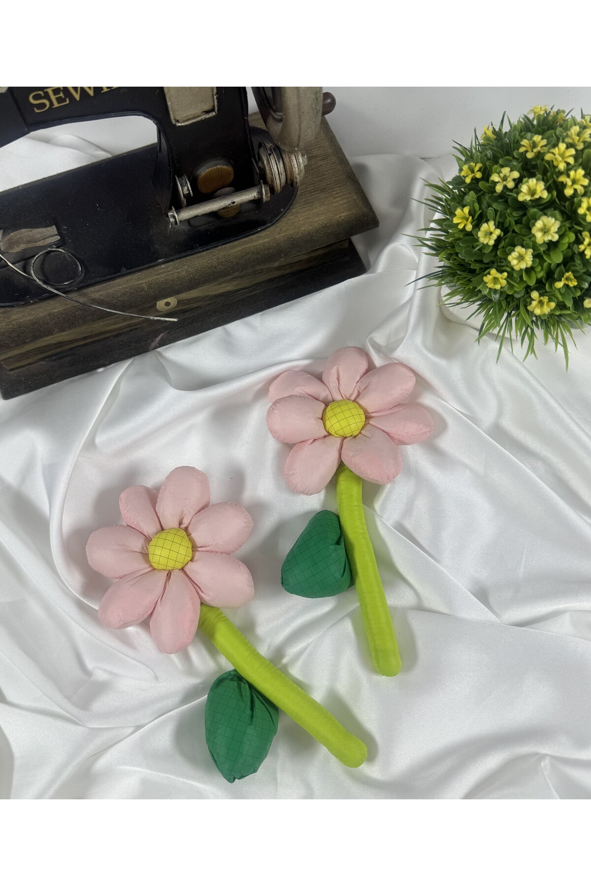 elyaf dolgulu papatya motif (2adet)