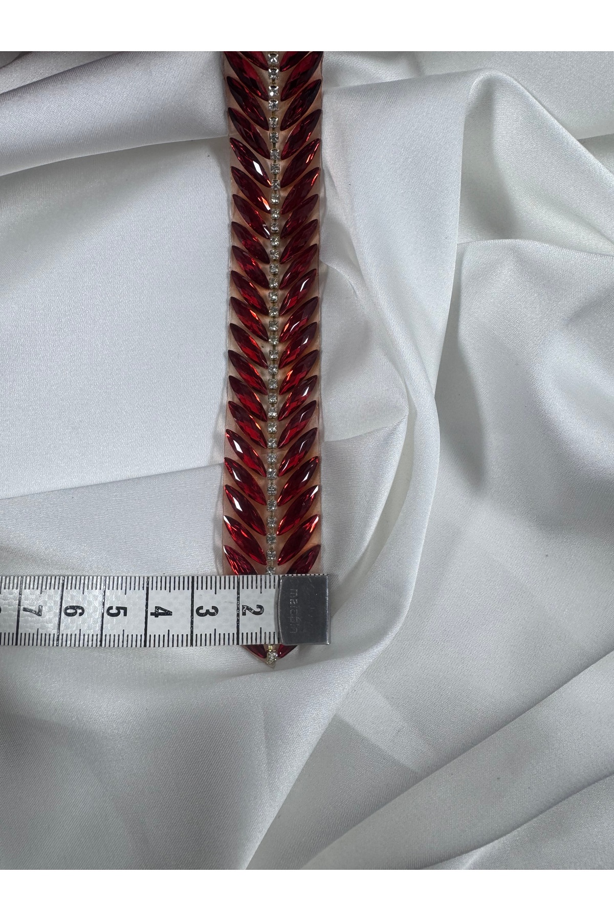 krsital taş detaylı yapışma şerit aksesuar(1mt) - Görsel 4
