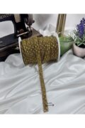 gold 1 cm yapışma taş şerit aksesuar