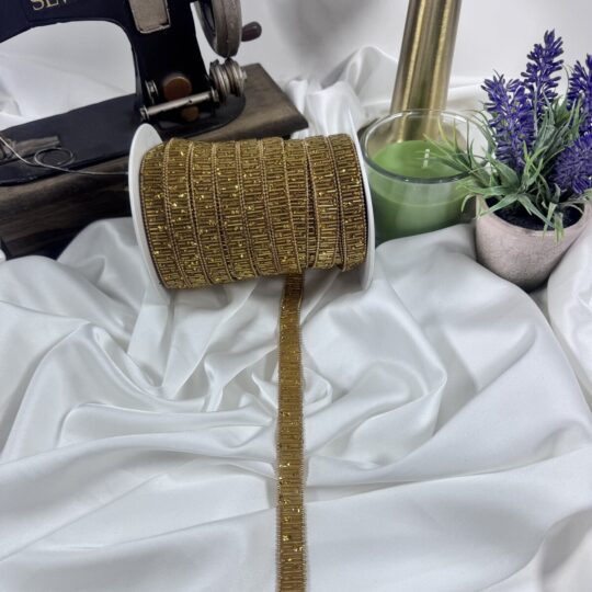 1 cm gold işlemeli yapışma şerit