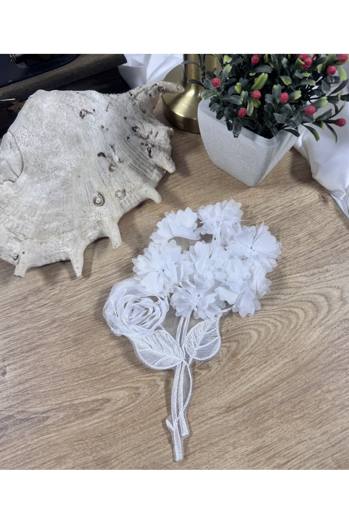 3boyutlu çiçek motif