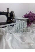 şerit kristal boncuk 1cm saten kurdale üzerine (5.5cm)