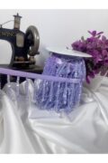 şerit kristal boncuk 1cm saten kurdale üzerine (5.5cm)