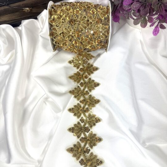 gold dantel işlemeli şerit