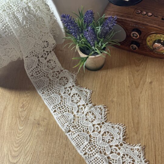 Romantik Vintage güpür dantel şerit(1mt)