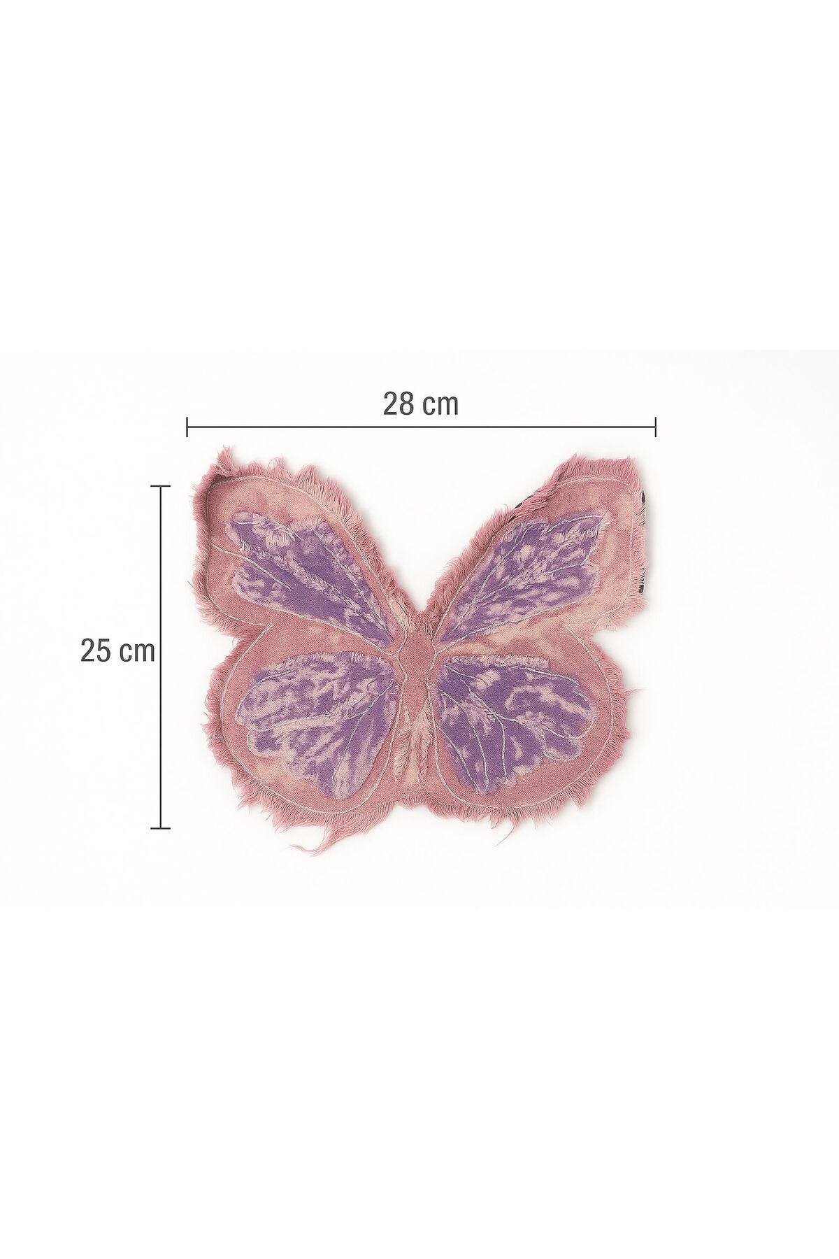 pembe geçişli kelebek motif - Görsel 2
