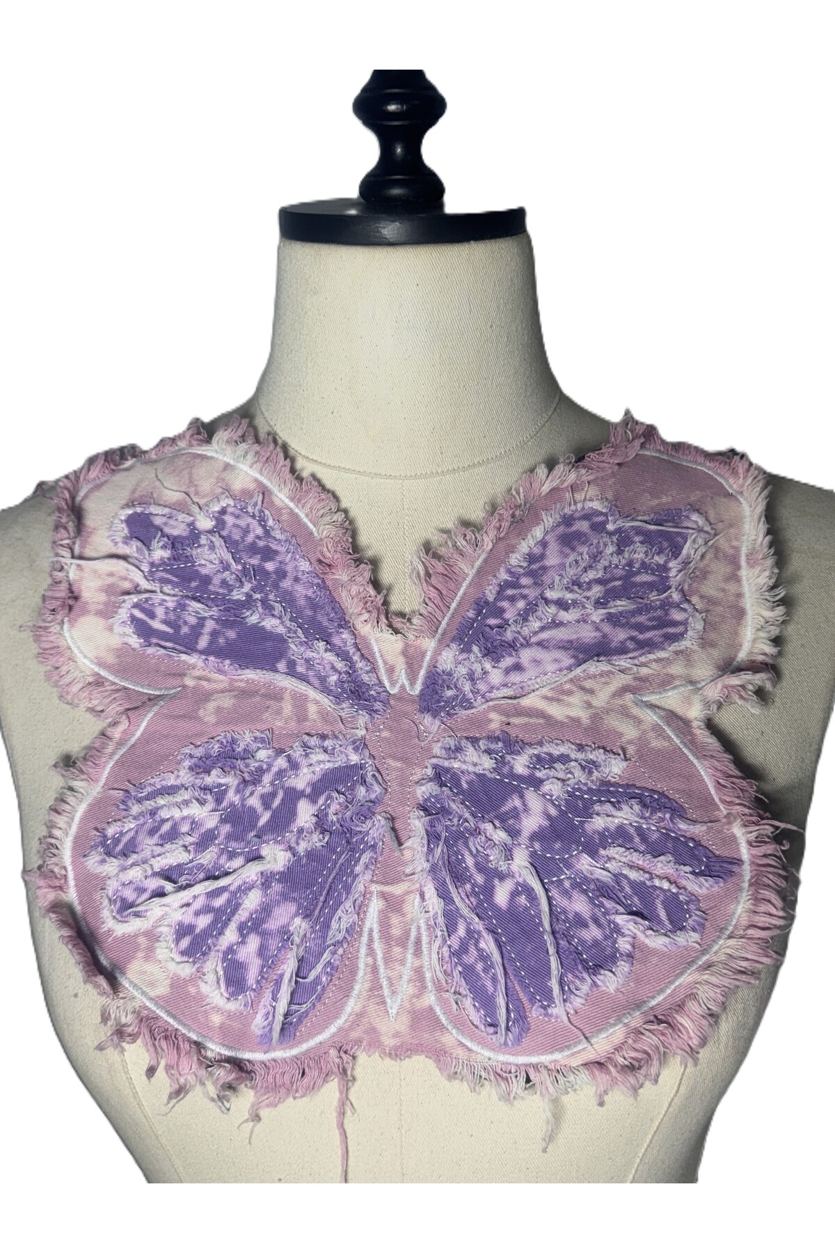 pembe geçişli kelebek motif - Görsel 3