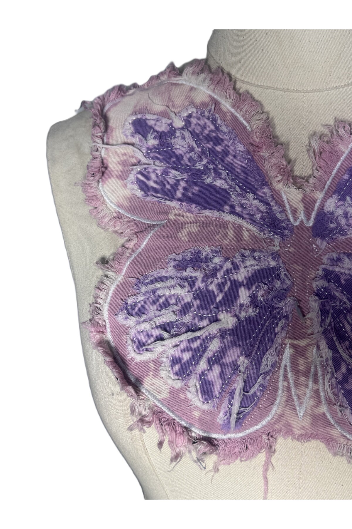 pembe geçişli kelebek motif - Görsel 4