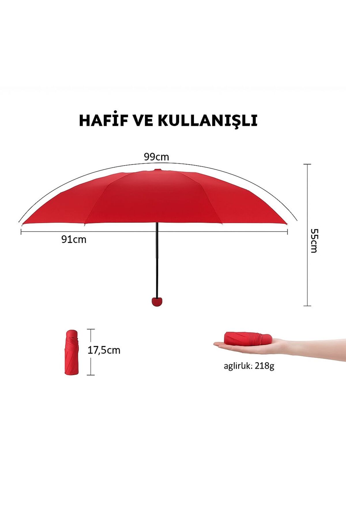 özel kılıflı şemsiye (kapsül şemsiye) - Görsel 2
