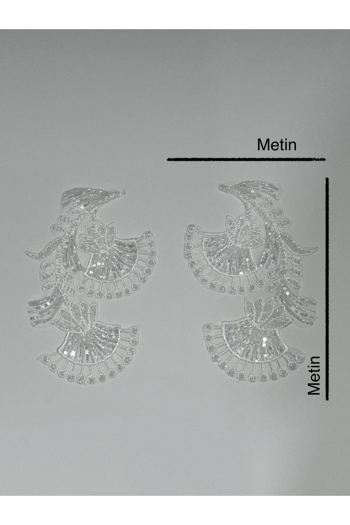 taşlı motif takım - Görsel 4