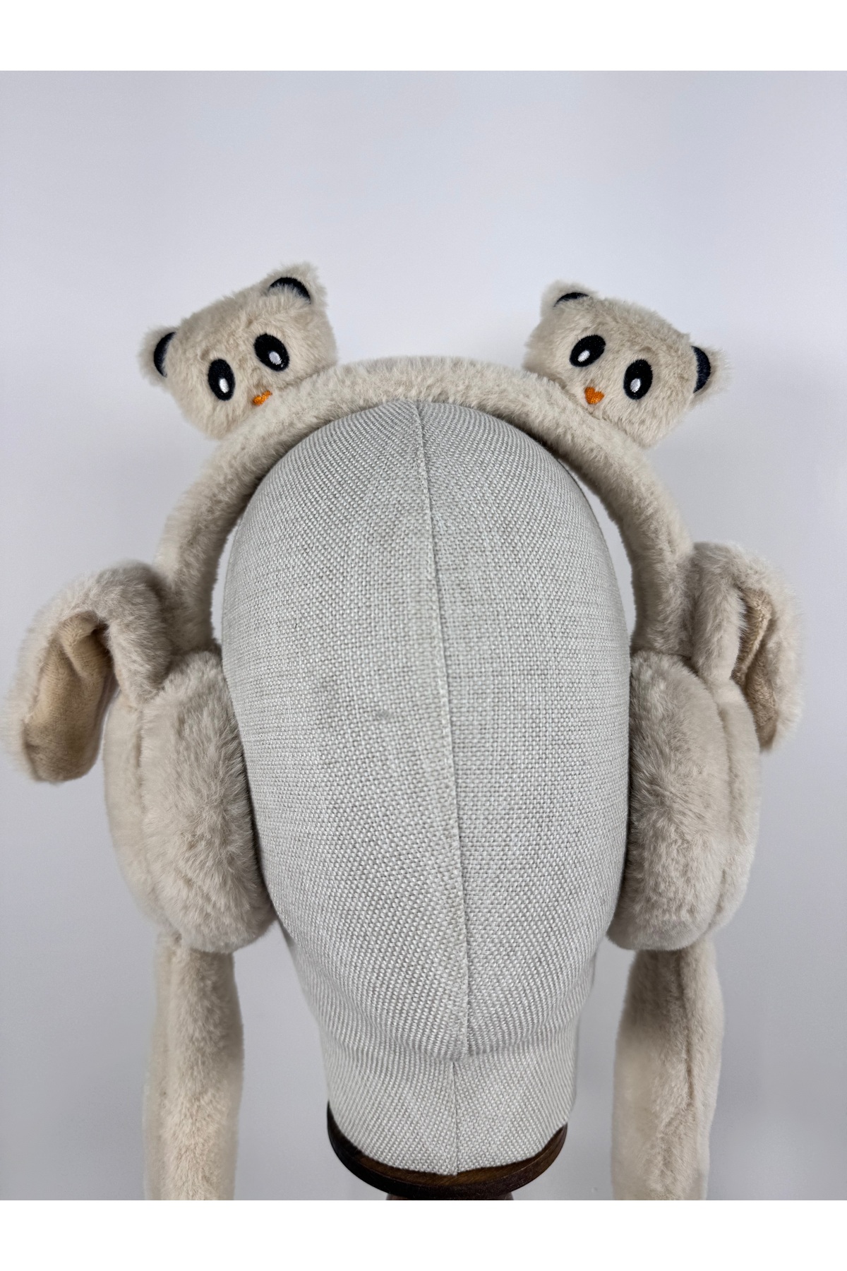 Peluş Kulaklık (haraketli oynar kulaklı sesli) ayı figürlü - Görsel 2