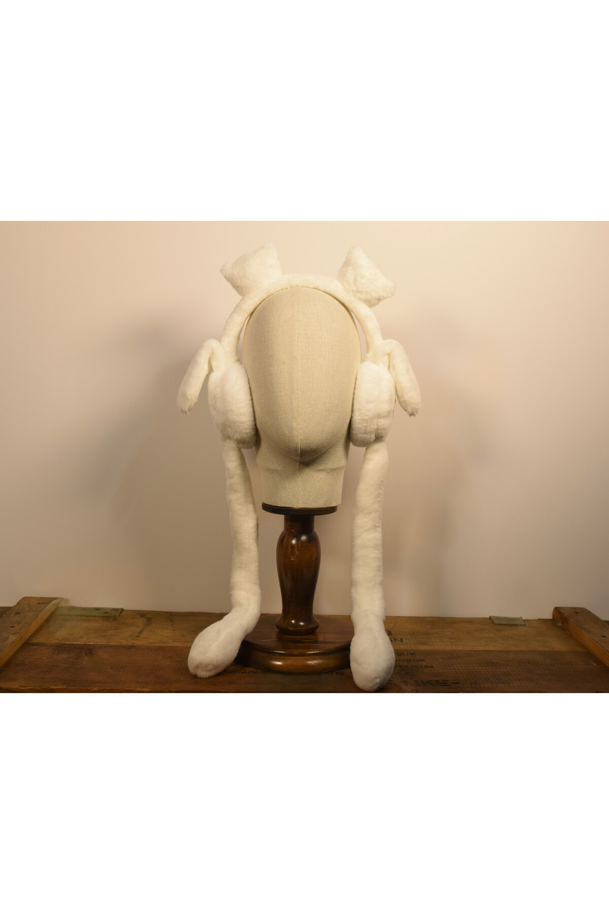 Peluş Kulaklık (haraketli oynar kulaklı sesli) ayı figürlü - Görsel 4