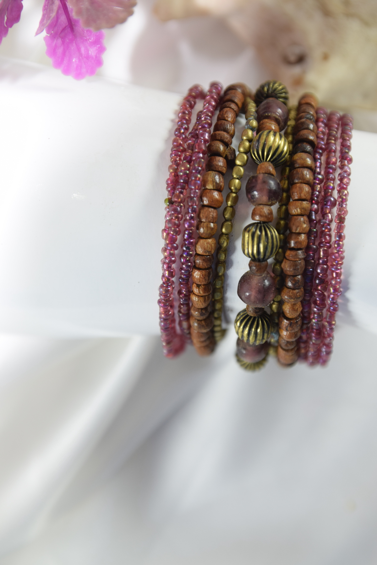 Bohem spirit çoklu sarma bileklik - Görsel 2